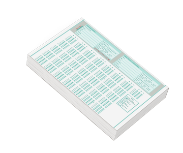 Picture of T-JTA Transcription Answer Sheets